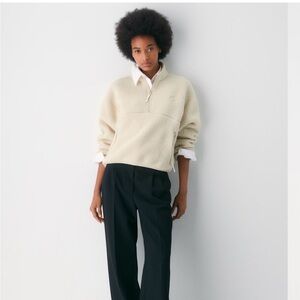 Tna 1/2 fleece zip up